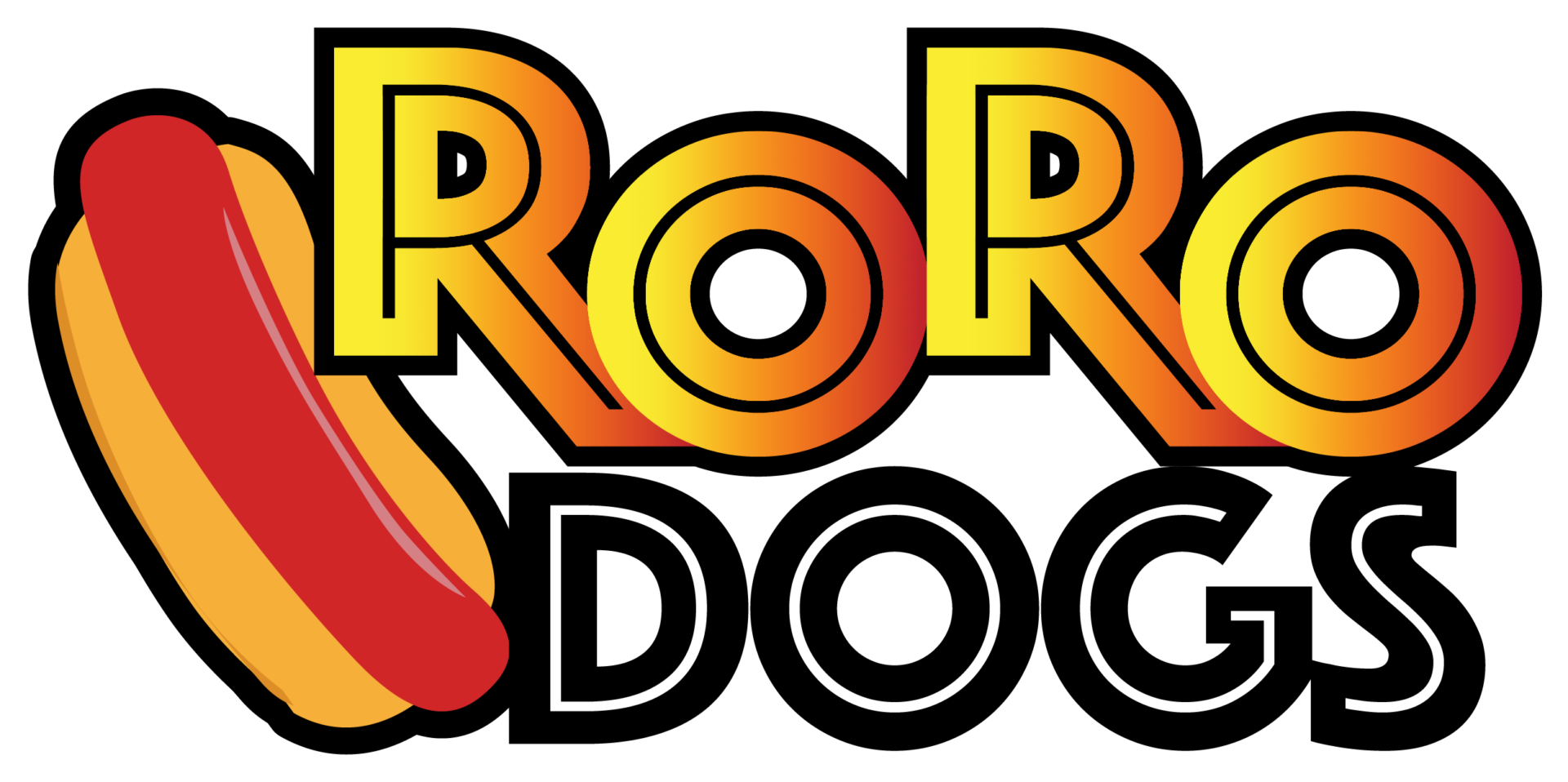 Roro Dogs Logo White Border