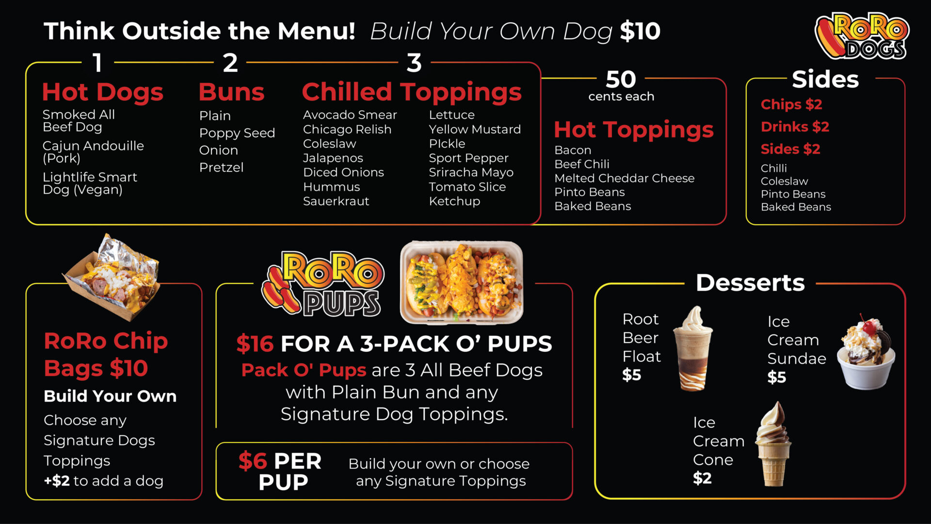 Roro Dogs Menu for TV 9-30-24-02